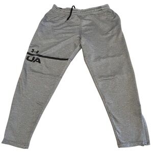 Under Armour Men's MK-1 Terry Tapered Pants Joggers in steel/gray Size XL